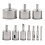 Diamond Drill Bits Set 10PC Hole Saw Glass Bit 2