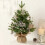 Mini Desktop Christmas Tree Rotating Music Box 4