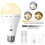 LED Rechargeable Light Bulbs Smart 3 Colors Changing Bulb with Hook 4