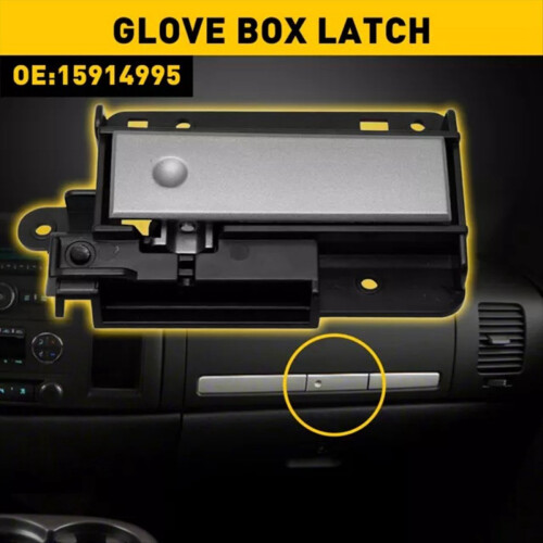 Automobile Silver Glove Box Latch Handle for 1500