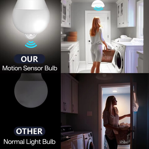 E27 Motion Sensor Led Bulbs 220V Smart Bulb Working in Night 2