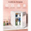 Makeup Fridge with LED Light Mirror 4L for Skin Care EU Plug 6