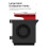 24V Auxiliary Cooling Fan Unit High Airflow Low La 6