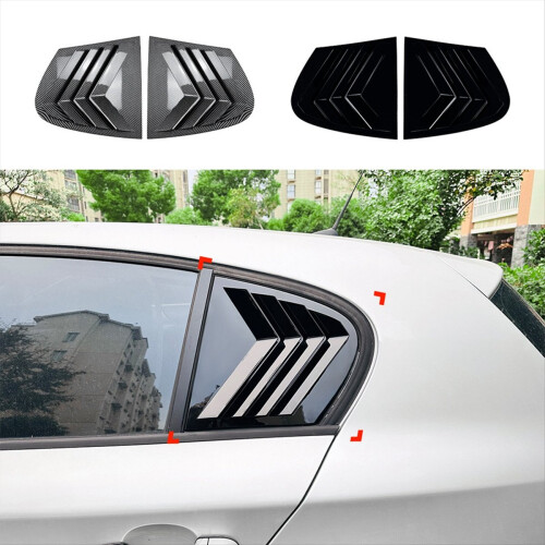 Car Rear Triangular Window Louvers Shutters Blinds 2