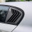 Car Rear Triangular Window Louvers Shutters Blinds 7