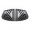 Car Rear Triangular Window Louvers Shutters Blinds 2
