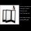 Rechargeable LED Light Menu Book PU Leather Display Three Pages 6
