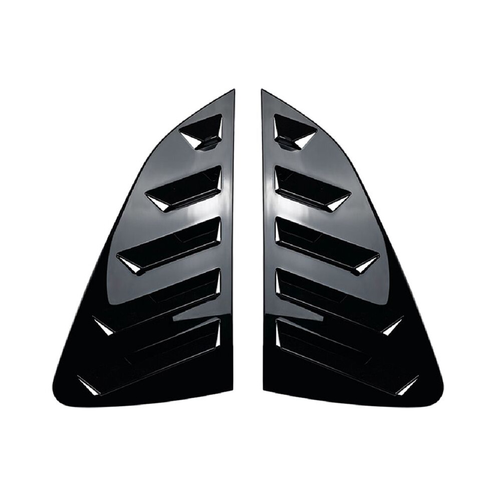 Car Bright Rear Window Louver Shutter Cover Black 4851598913199