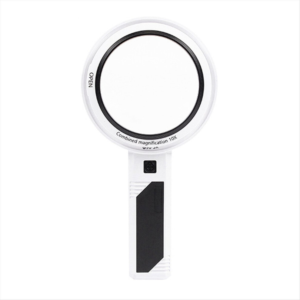 Jojomino Light Magnifying Glass Loupe With Led Illuminated Magnifier 2290+75