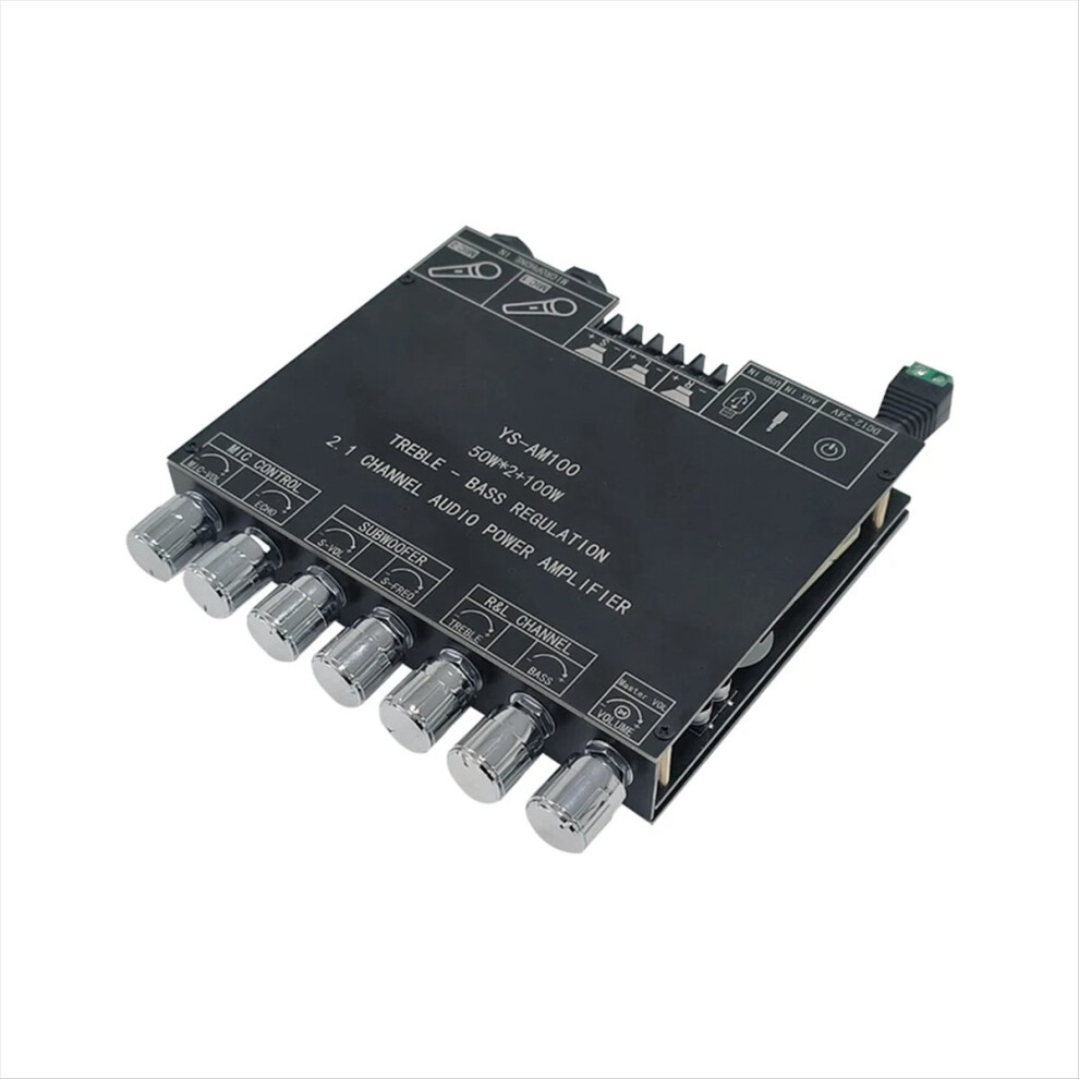 Am100 Ktv High Power Bluetooth Amplifier Board Microphone Sound 2.1 Channel Tpa3116d2 4851702385003