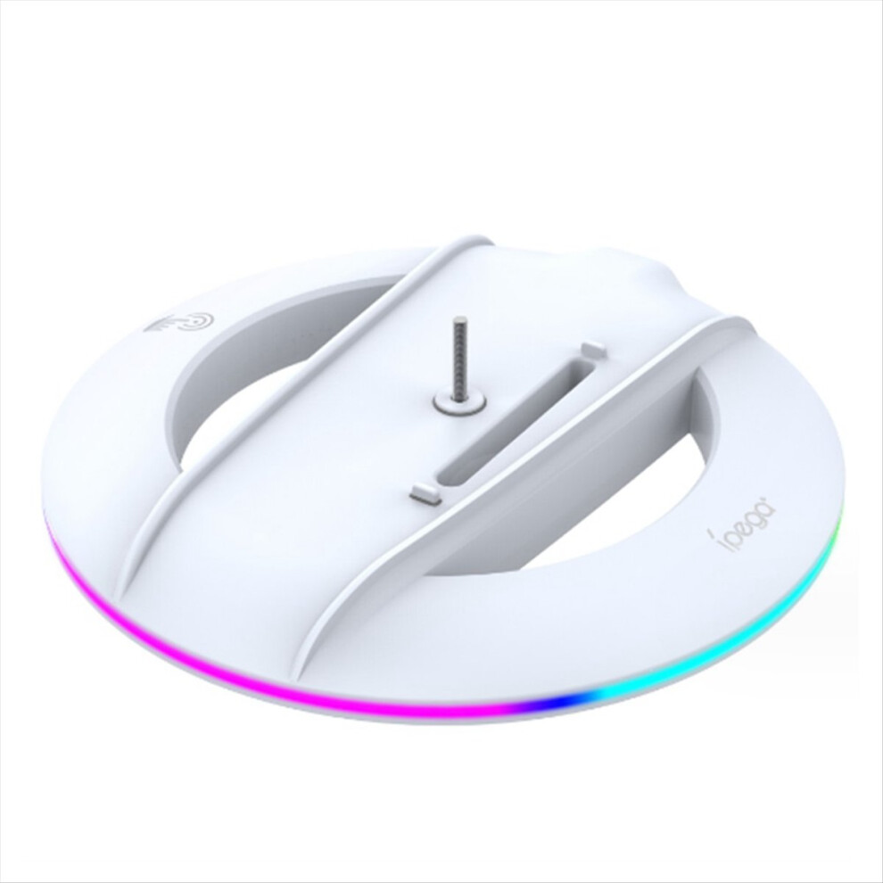 Exogio For Slim Game Console Dazzling Colorful Illuminated Vertical Docking Station Digital Optical Drive Version Stand