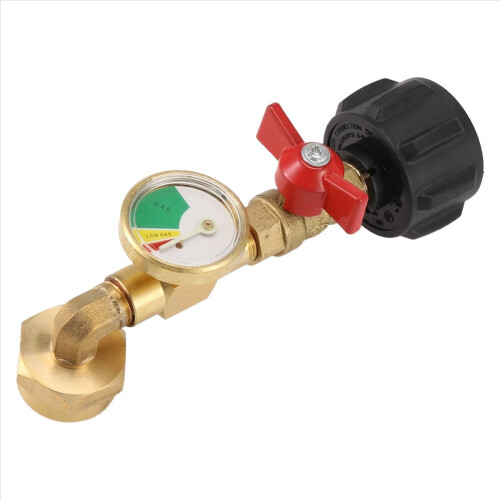Propane Adapter 1Lb to 20Lb, QCC1 Refill Elbow wit 2