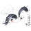 2Pc Front Wheel Left Right Liner Inner Splash Guar 10