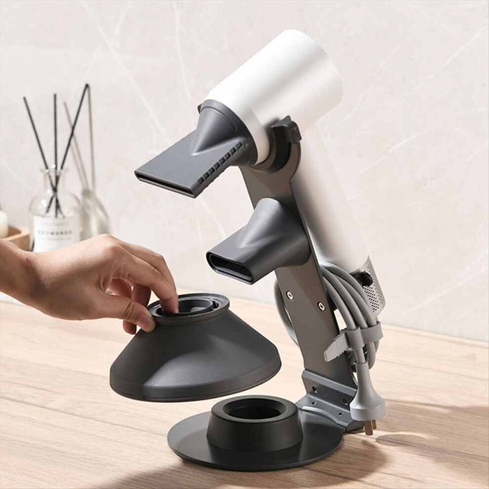 Exogio Suitable For Hair Dryer Stand Vertical Bathroom Anti-Scratch Storage Shelf