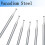 6 Pcs 1.6mm Round Cup Burr - 3/32inch Shank Wire Rounder Bits 4