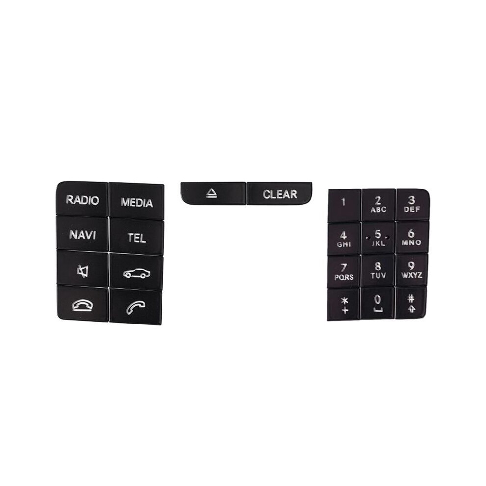 Car Center Console Cd Panel Multimedia Button Stic Black 4851598914080