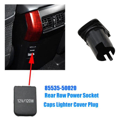 85535-50020 Rear Row Power Socket Cover for Prado 2