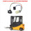 Forklift Spare Parts Accelerator for EFG110/EFG115 5