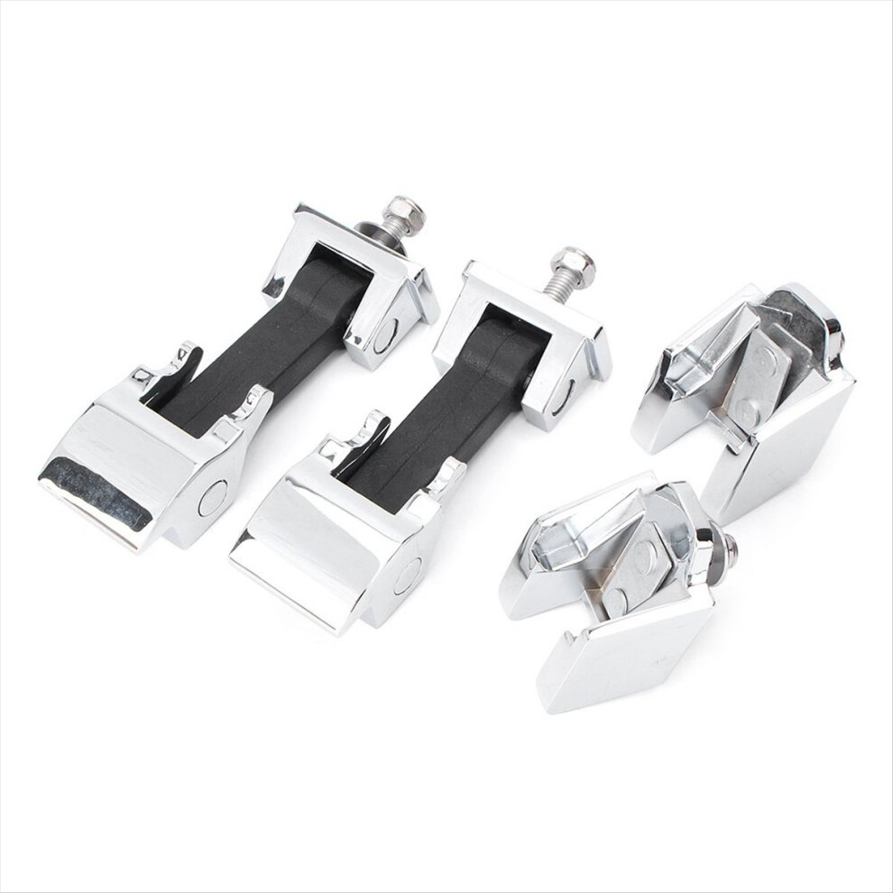 Chrome Hood Catch Kit Latch Locking Bracket Holder 4851598982881