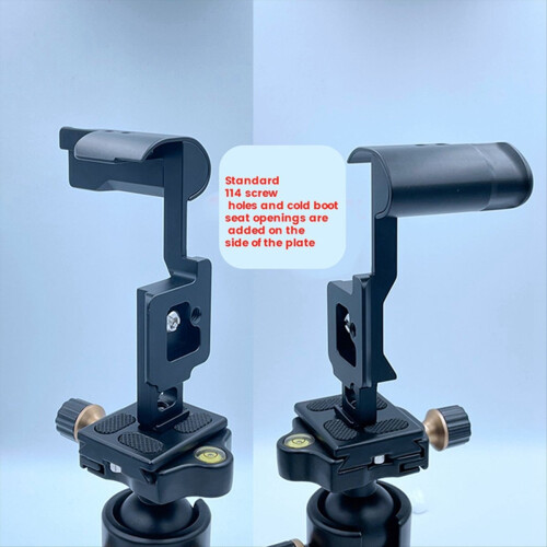 For M100 M200 Camera L Bracket Hand Grip Quick Release Plate Holder Board(Black) 2