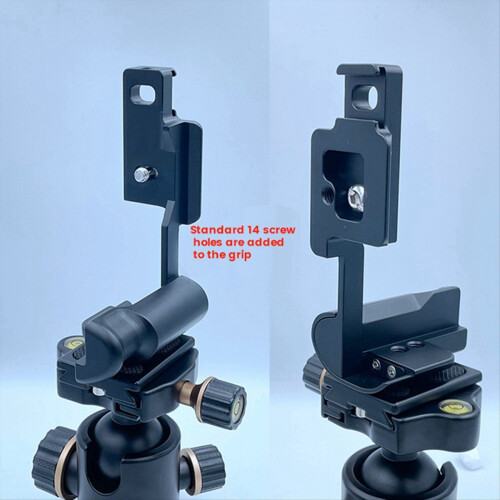 For M100 M200 Camera L Bracket Hand Grip Quick Release Plate Holder Board(Black) 1