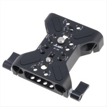 Quick Release Plate for Heads Universal 15mm Double Hole Tube Clamp Head Accessory Photo Accessories