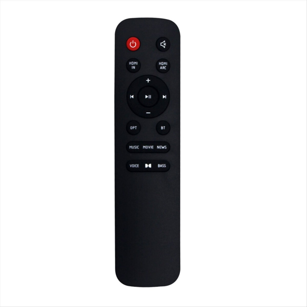 Sb190 Remote Control Replacement For Cinema 2.1 Channel Sound Bar Speaker System 4851702396948