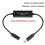 Stereo Audio Isolation 3.5mm Speaker Noise Common Ground Filter Eliminator GROUND LOOP Isolator 5