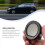 Car Solar Clock Thermometer with Backlight LCD Digital Display Interior Accessories 5