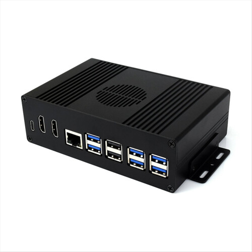Multi-Functional Mini-Computer Kit Designed for 5, Aluminum Alloy Case PCIe Adapter B 1