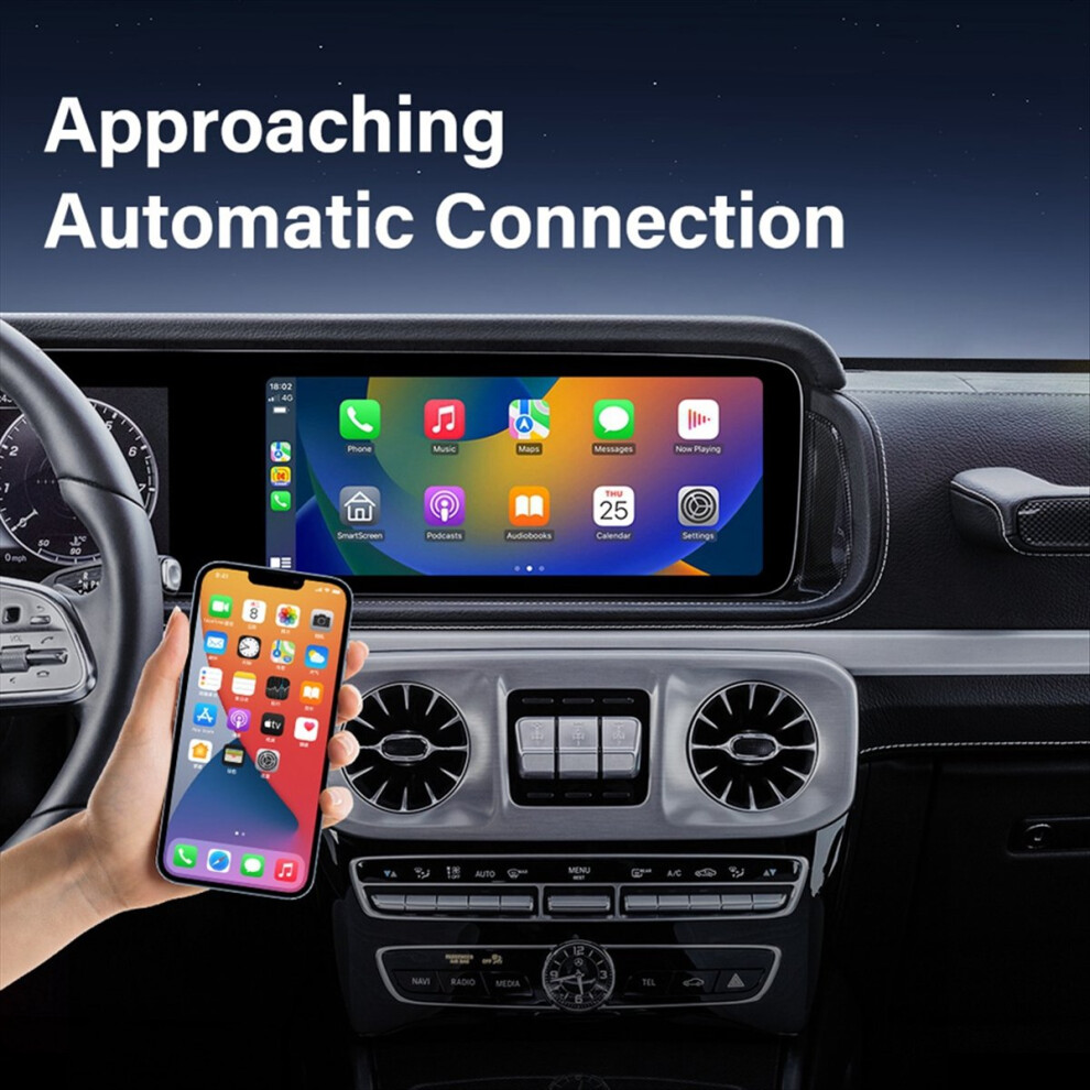 Wireless Carplay Adapter Convert Wired Carplay To For Ios 10+ And Android Auto,A 4851702396368