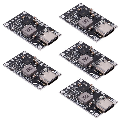 5Pcs Type-C 3.7V 3S Lithium Battery Charging Boost Module Support QC Fast with Balanced Charge LED Indicator 2