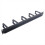 1U 19 Inch Rack Cabinets Cable Management Network Organizer Brush Panel Five Ring Detachable Wire Manager Frame 9