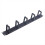 1U 19 Inch Rack Cabinets Cable Management Network Organizer Brush Panel Five Ring Detachable Wire Manager Frame 7