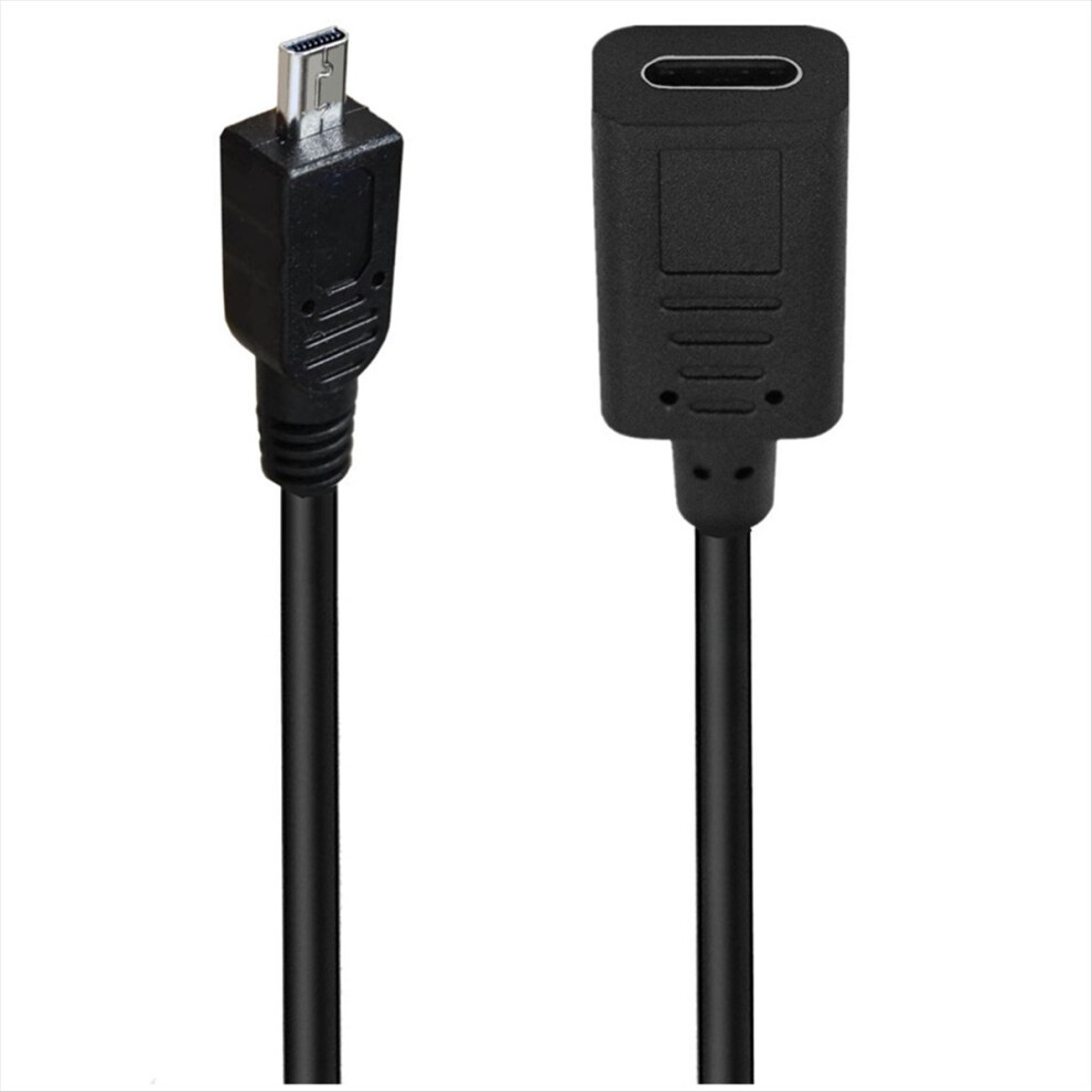 Photos - Photo Frame / Album 0. Mini 5P Type C Female to 8-Pin B Male Charge Cable Adapter Converter Cord Camera A