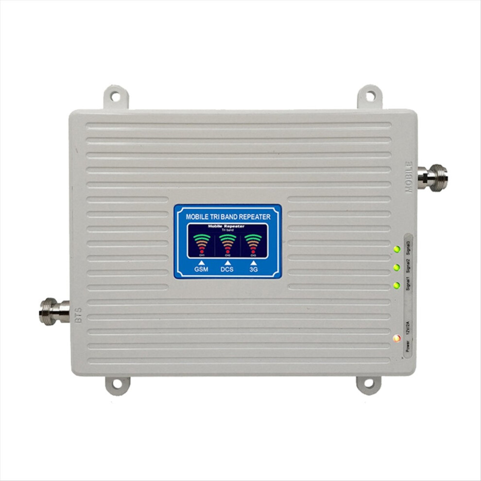 2G 3G 4G 5G Signal Booster Tri Band Amplifier 900 1800 2100Mhz Gsm Wcdma Lte Repeater Eu Plug 4851702390588