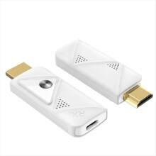Portable Wireless -Compatible Transmitter and Receiver Extender 98FT/30M 1080P Kit Plug