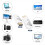 Portable Wireless -Compatible Transmitter and Receiver Extender 98FT/30M 1080P Kit Plug 4
