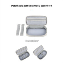 Tragbare Kabelorganizer-Tasche, wasserdicht, Aufbewahrungstasche für Powerbank, Digitaltasche, Kopfhörerhalter, rosa