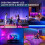 5M LED Lights Strips with 44Key Remote Control RGB Light Strip 7