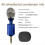 Video Recording Microphone Mini Condenser Record Interview Vlog Mic for SLR Camera Black 5