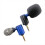 Video Recording Microphone Mini Condenser Record Interview Vlog Mic for SLR Camera Black 3