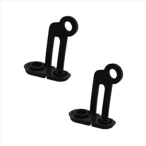2Pcs Shutter Cable Cover for D800 D800E D810 Flash Terminal Leather Plug 1
