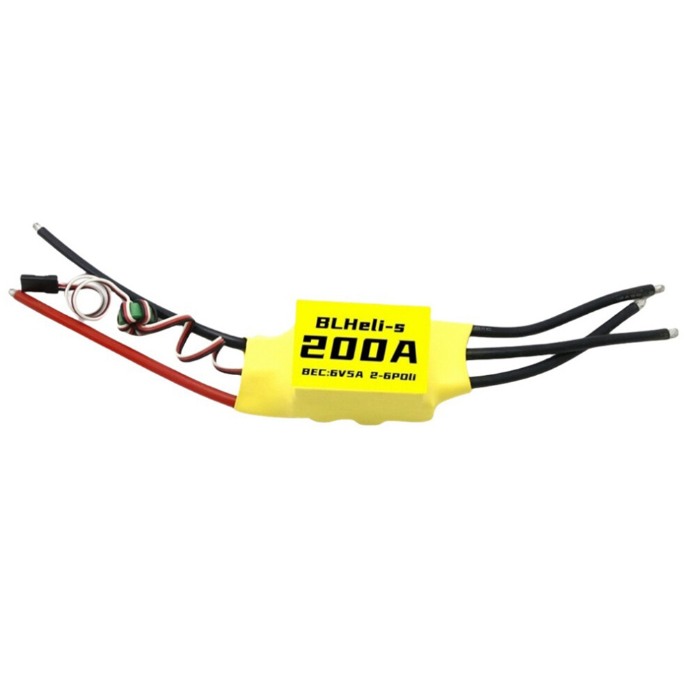 Blheli Brushless Esc 200A 2-6S 6V 5A Bec For Rc Fpv Multirotor Fixed Wing Drone Diy Parts A 4852299544002