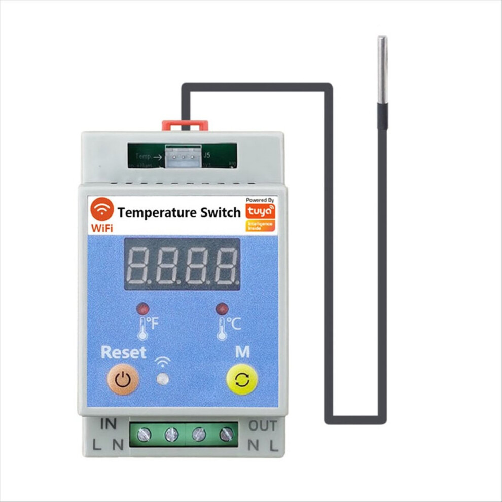 Tuya Wifi Temperature Switch Timer Control App For Aquariums Water Monitoring 20A 4852299555169