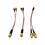3er-Pack Hochfrequenz-Koaxialkabel-Splitter SMA-Stecker auf zwei Buchsen 1