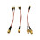 3er-Pack Hochfrequenz-Koaxialkabel-Splitter SMA-Stecker auf zwei Buchsen 7