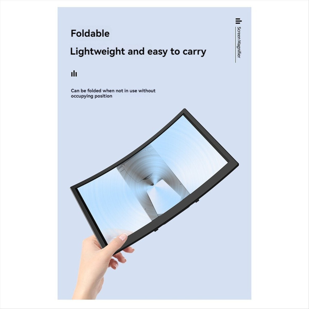 12 Inch Mobile Phone Screen Amplifier, Hd Video Magnifier Stand, Enlarged Bracket For Enhanced Viewing Experience 4852299560842