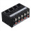 Mini Stereo Audio Mixer 4-Channel Passive Portable Lotus Socket Input for Live Studio CD Players 3