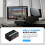 Mini Stereo Audio Mixer 4-Channel Passive Portable Lotus Socket Input for Live Studio CD Players 4